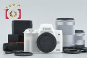 [Used] Canon EOS Kiss M2 Double Zoom Lens Kit White