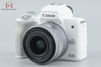 [Used] Canon EOS Kiss M2 Double Zoom Lens Kit White