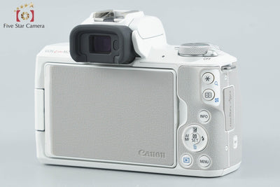 [Used] Canon EOS Kiss M2 Double Zoom Lens Kit White
