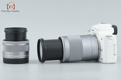 [Used] Canon EOS Kiss M2 Double Zoom Lens Kit White