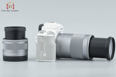 [Used] Canon EOS Kiss M2 Double Zoom Lens Kit White