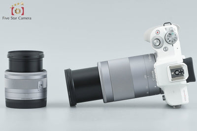 [Used] Canon EOS Kiss M2 Double Zoom Lens Kit White