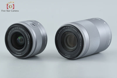 [Used] Canon EOS Kiss M2 Double Zoom Lens Kit White