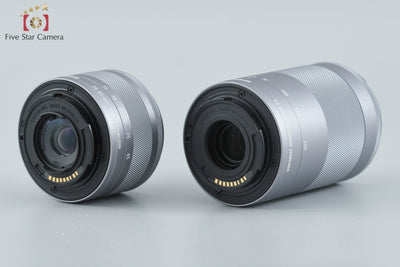 [Used] Canon EOS Kiss M2 Double Zoom Lens Kit White