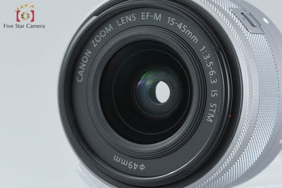 [Used] Canon EOS Kiss M2 Double Zoom Lens Kit White