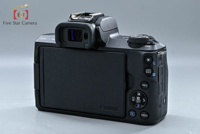 Canon EOS Kiss M2 Black Mirrorless Interchangeable Lens Camera