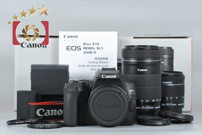 [Used] Canon EOS Kiss X10 Double Zoom Kit with Original Box