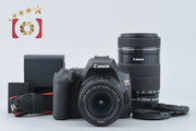 [Used] Canon EOS Kiss X10 Double Zoom Kit Black