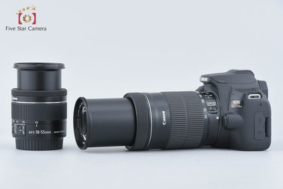 [Used] Canon EOS Kiss X10 Double Zoom Kit Black