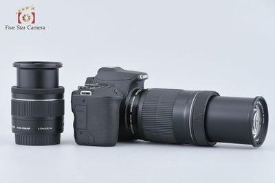 [Used] Canon EOS Kiss X10 Double Zoom Kit Black