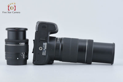 [Used] Canon EOS Kiss X10 Double Zoom Kit Black