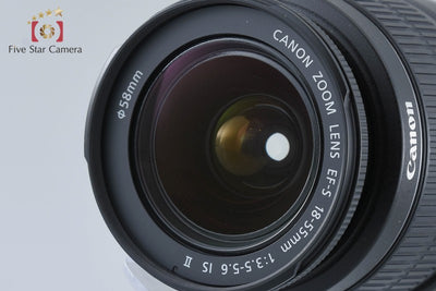【中古】Canon キヤノン EOS Kiss X2 + EF-S 18-55mm f/3.5-5.6 IS II
