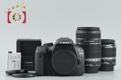 [Used] Canon EOS Kiss X4 Double Zoom Kit, Low Shutter Count