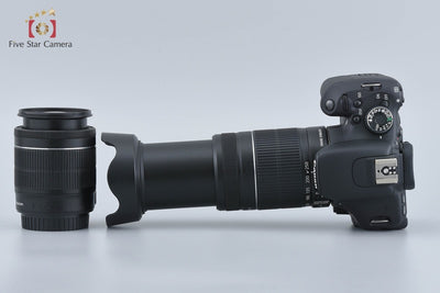 [Used] Canon EOS Kiss X5 + EF-S 18-55mm f/3.5-5.6 IS STM + EF-S 55-250mm f/4-5.6 IS II - Low Shutter Count