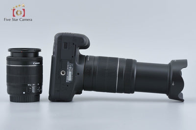 [Used] Canon EOS Kiss X5 + EF-S 18-55mm f/3.5-5.6 IS STM + EF-S 55-250mm f/4-5.6 IS II - Low Shutter Count