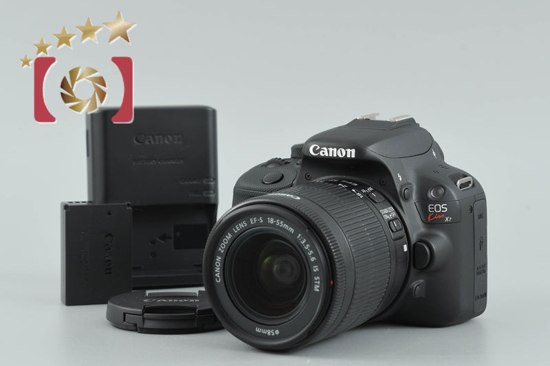[Used] Canon EOS Kiss X7 EF-S 18-55mm IS STM Lens Kit Black - Low Shutter Count