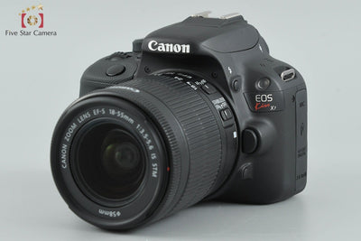 [Used] Canon EOS Kiss X7 EF-S 18-55mm IS STM Lens Kit Black - Low Shutter Count