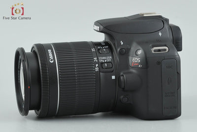 [Used] Canon EOS Kiss X7 EF-S 18-55mm IS STM Lens Kit Black - Low Shutter Count