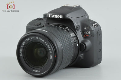[Used] Canon EOS Kiss X7 Double Zoom Kit Black, Low Shutter Count