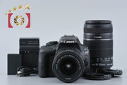 [Used] Canon EOS Kiss X7 Double Zoom Kit Black