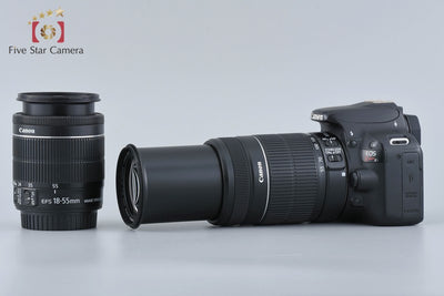 [Used] Canon EOS Kiss X7 Double Zoom Kit Black
