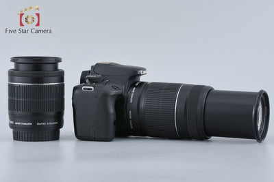 [Used] Canon EOS Kiss X7 Double Zoom Kit Black