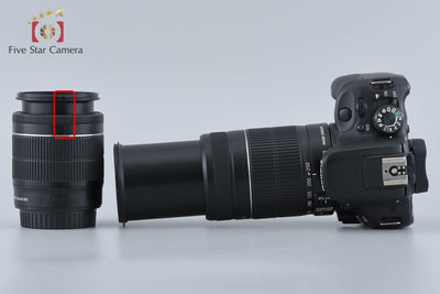 [Used] Canon EOS Kiss X7 Double Zoom Kit Black