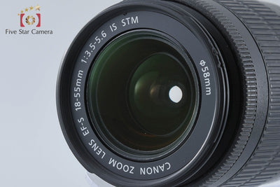 [Used] Canon EOS Kiss X7 Double Zoom Kit Black