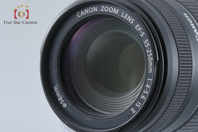 [Used] Canon EOS Kiss X7 Double Zoom Kit Black