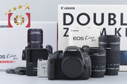 [Used] Canon EOS Kiss X7i Double Zoom Kit with Original Box