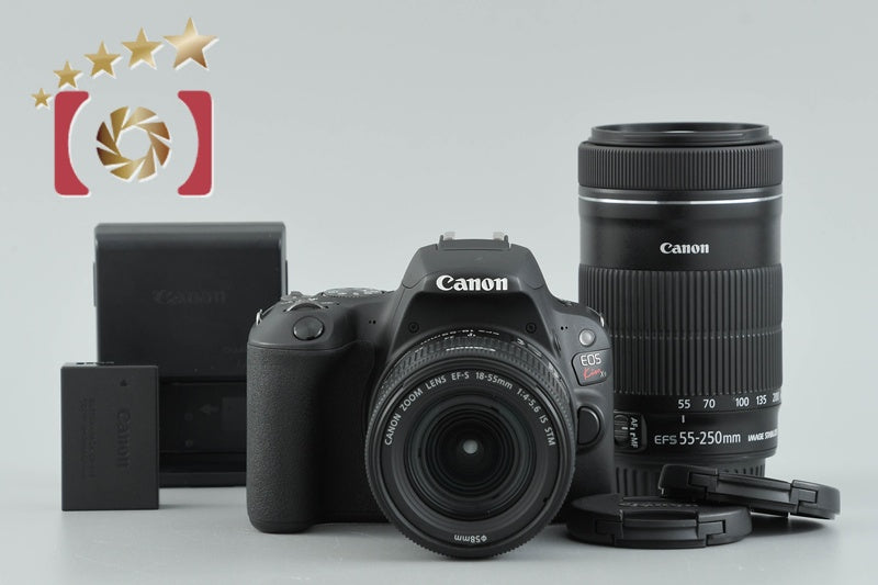 [Used] Canon EOS Kiss X9 Double Zoom Kit Black - Low Shutter Count