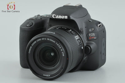 [Used] Canon EOS Kiss X9 Double Zoom Kit Black - Low Shutter Count