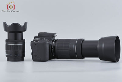 [Used] Canon EOS Kiss X9 Double Zoom Kit Black