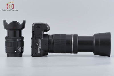[Used] Canon EOS Kiss X9 Double Zoom Kit Black