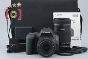 [Used] Canon EOS Kiss X9 Double Zoom Kit Black - Low Shutter Count