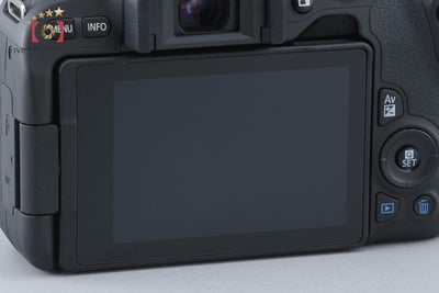 [Used] Canon EOS Kiss X9 Double Zoom Kit Black - Low Shutter Count