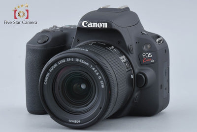 [Used] Canon EOS Kiss X9 Double Zoom Kit Black - Low Shutter Count