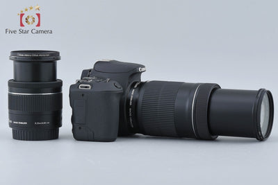 [Used] Canon EOS Kiss X9 Double Zoom Kit Black - Low Shutter Count