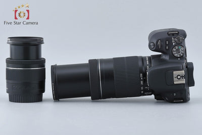 [Used] Canon EOS Kiss X9 Double Zoom Kit Black - Low Shutter Count
