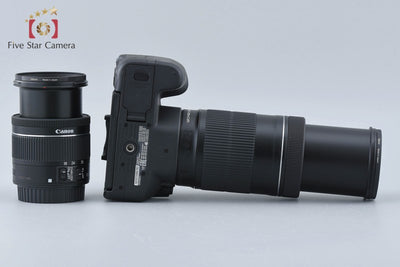 [Used] Canon EOS Kiss X9 Double Zoom Kit Black - Low Shutter Count