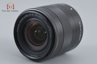 [Used] Canon EOS M EF-M 18-55mm f/3.5-5.6 IS STM Lens Kit Black