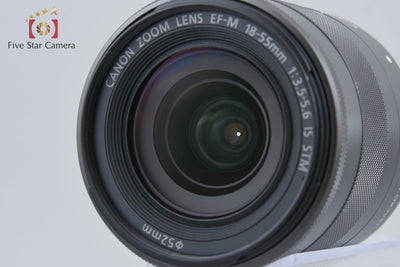 [Used] Canon EOS M EF-M 18-55mm f/3.5-5.6 IS STM Lens Kit Black