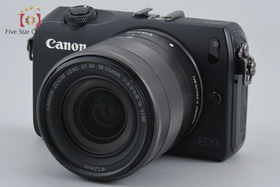 [Used] Canon EOS M EF-M 18-55mm f/3.5-5.6 IS STM Lens Kit Black
