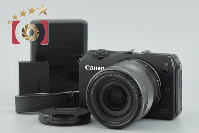 [Used] Canon EOS M EF-M 18-55mm f/3.5-5.6 IS STM Lens Kit Black