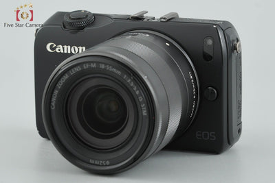 [Used] Canon EOS M EF-M 18-55mm f/3.5-5.6 IS STM Lens Kit Black