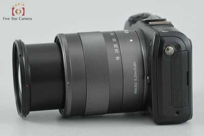 [Used] Canon EOS M EF-M 18-55mm f/3.5-5.6 IS STM Lens Kit Black