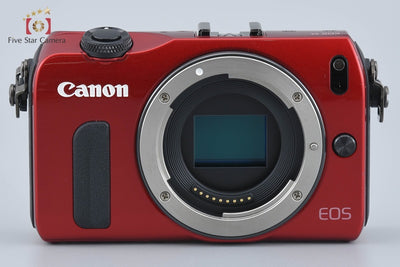 [Used] Canon EOS M EF-M 18-55 IS STM Lens Kit Red