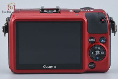 [Used] Canon EOS M EF-M 18-55 IS STM Lens Kit Red
