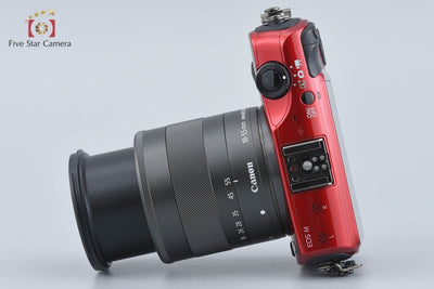 [Used] Canon EOS M EF-M 18-55 IS STM Lens Kit Red