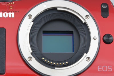 [Used] Canon EOS M EF-M 18-55 IS STM Lens Kit Red